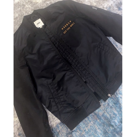 Vans off the wall black bomber jacket - Picture 1 of 4